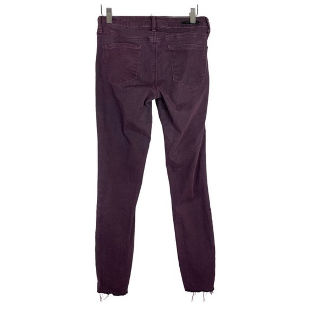 Articles Of Society AOS Sarah Skinny Jeans Davenport Purple Raw Hem size 26 - Picture 4 of 8